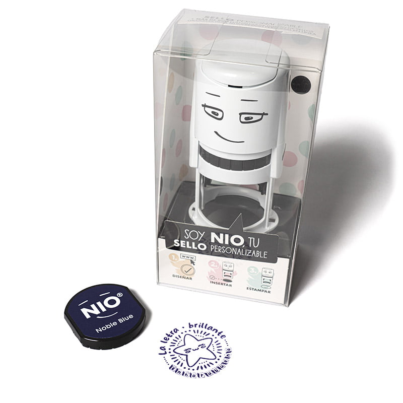 SELLO PERSONALIZADO PROFESORES AUTOMATICO NIO LINE 40MM 4 SES DS 0504 ESTRELLA DESIGN AND STAMP 1