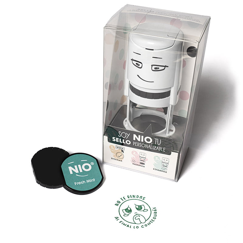 SELLO PERSONALIZADO PROFESORES AUTOMATICO NIO LINE 40MM 7 SES DS 0507 NO TE RINDAS DESIGN AND STAMP 1
