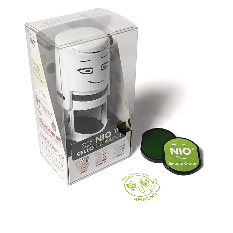SELLO PERSONALIZADO PROFESORES AUTOMATICO NIO LINE 40MM 8 SES DS 0508 IMPRESIONANTE DESIGN AND STAMP 1