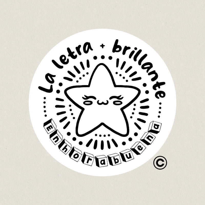 SELLOS PROFESORES AUTOMATICO NIO LINE 40MM 4 ESTRELLA DESIGN AND STAMP 3