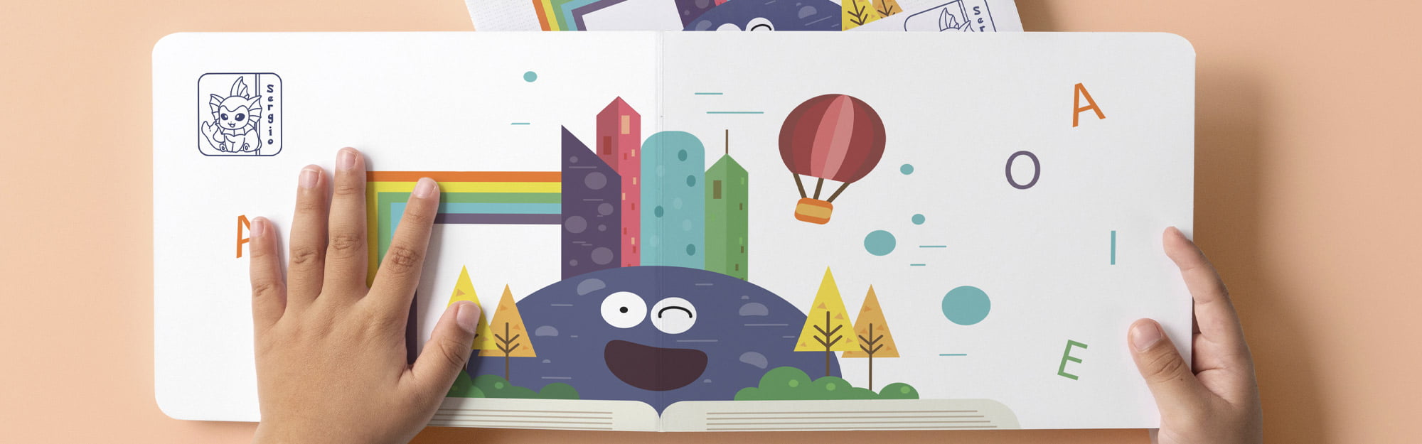 BANNER EXLIBRIS ANIME DESIGN AND STAMP