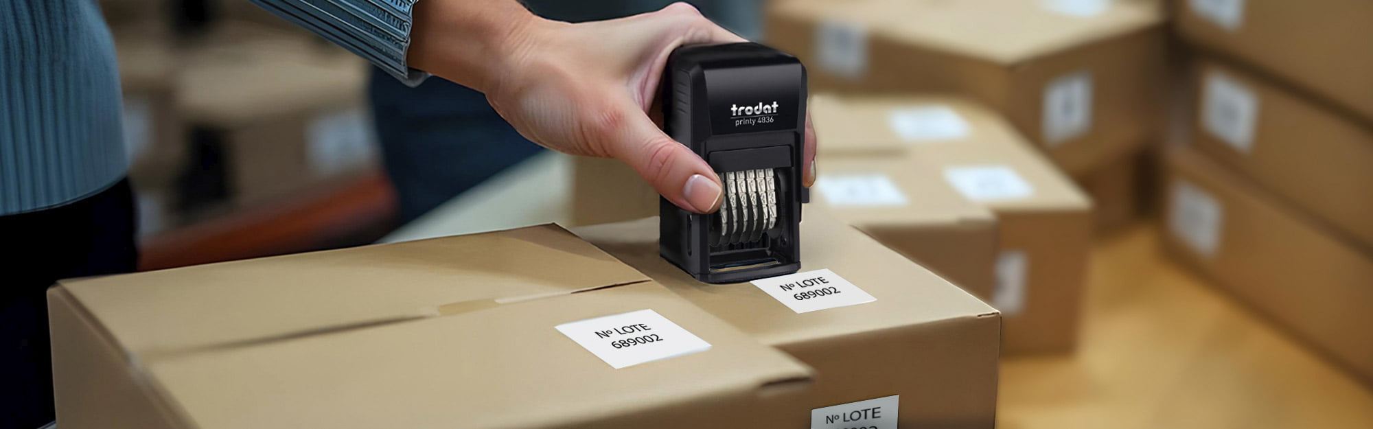 BANNER NUMERADORES DESIGN AND STAMP