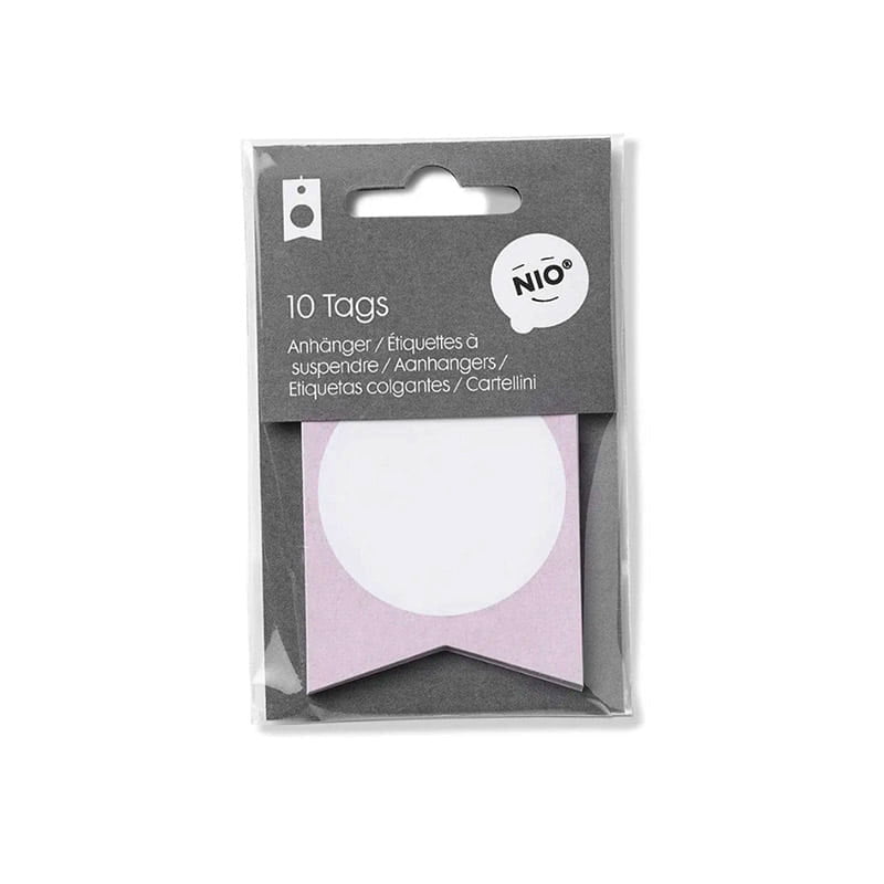 ETIQUETAS COLGANTES NI305R 1 ROSA DESIGN AND STAMP