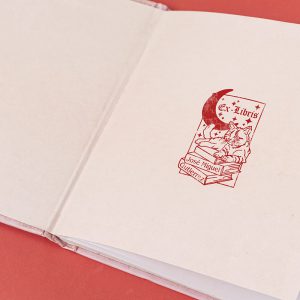 EXLIBRIS DISENYO 50x80MM EXDS DS 0402 GATO DESIGN AND STAMP