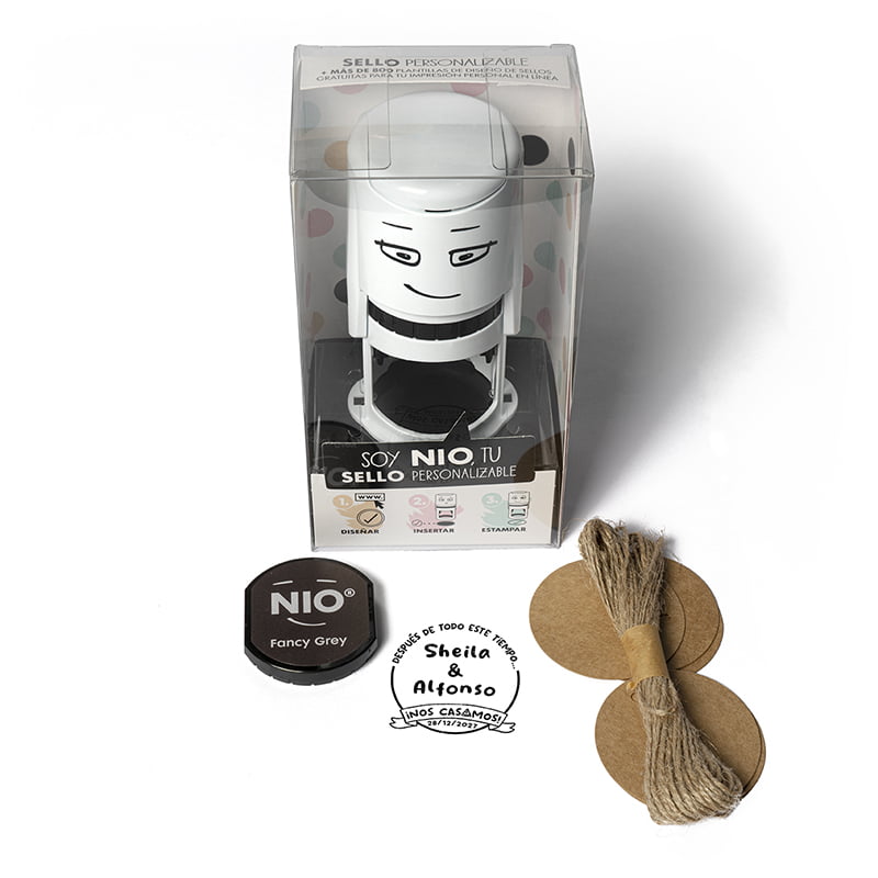 SELLO AUTOMATICO NIO BODA SBO DS 0501 NOS CASAMOS DESIGN AND STAMP