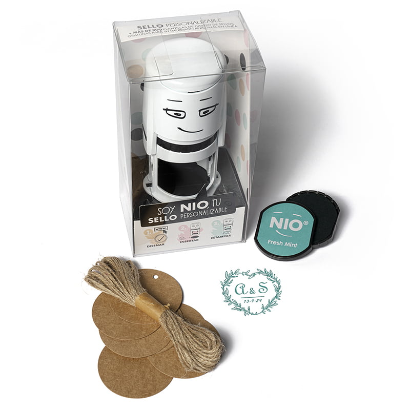 SELLO AUTOMATICO NIO BODA SBO DS 0506 ARBUSTO DESIGN AND STAMP