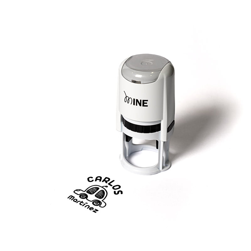 SELLO AUTOMATICO PRINTER R30 TEXTIL 3 COCHE DESIGN AND STAMP