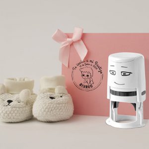 SELLO BAUTIZO SBA DS 0502 GATAS DESIGN AND STAMP