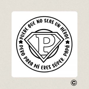 SELLO CUADRADO FIESTA 2 DIA PADRE DESIGN AND STAMP