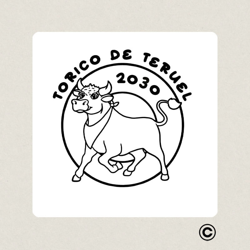 SELLO CUADRADO FIESTA 5 TORICO DESIGN AND STAMP