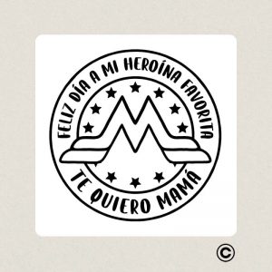 SELLO CUADRADO FIESTA 6 DIA MADRE DESIGN AND STAMP