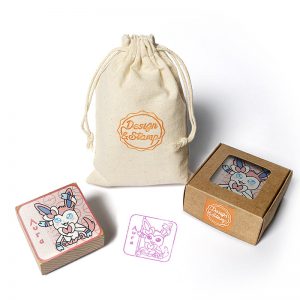 SELLO EXLIBRIS ANIME 50X50MM EXAN DS 0306 AURA SYLVEON DESIGN AND STAMP
