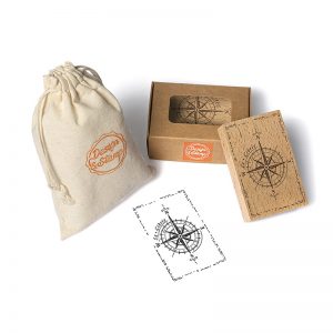 SELLO EXLIBRIS DISENYO 50x80MM EXDSGR DS 0308 ROSA DE LOS VIENTOS DESIGN AND STAMP