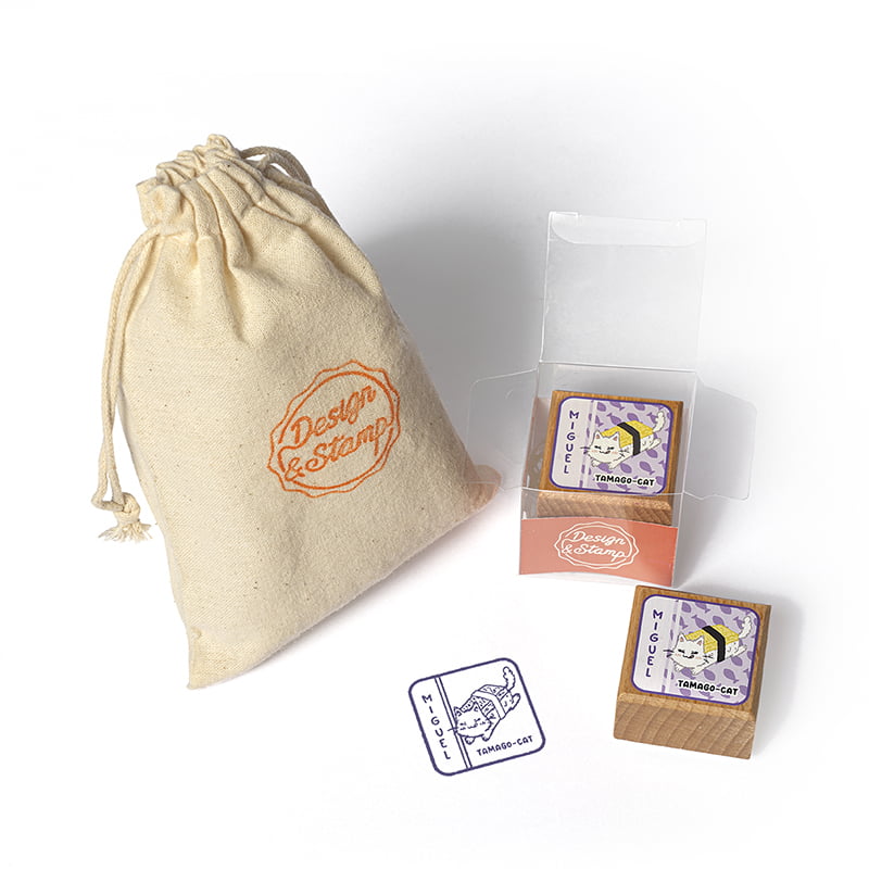 Exlibris 2 - Sello impreso, caja, bolsa pequeña