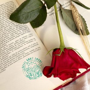 SELLO FIESTAS 3 SANT JORDI DESIGN AND STAMP