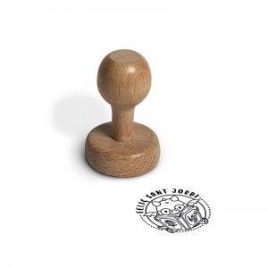 SELLO MANUAL REDONDO 45MM FIESTA 3 SANT JORDI DESIGN AND STAMP