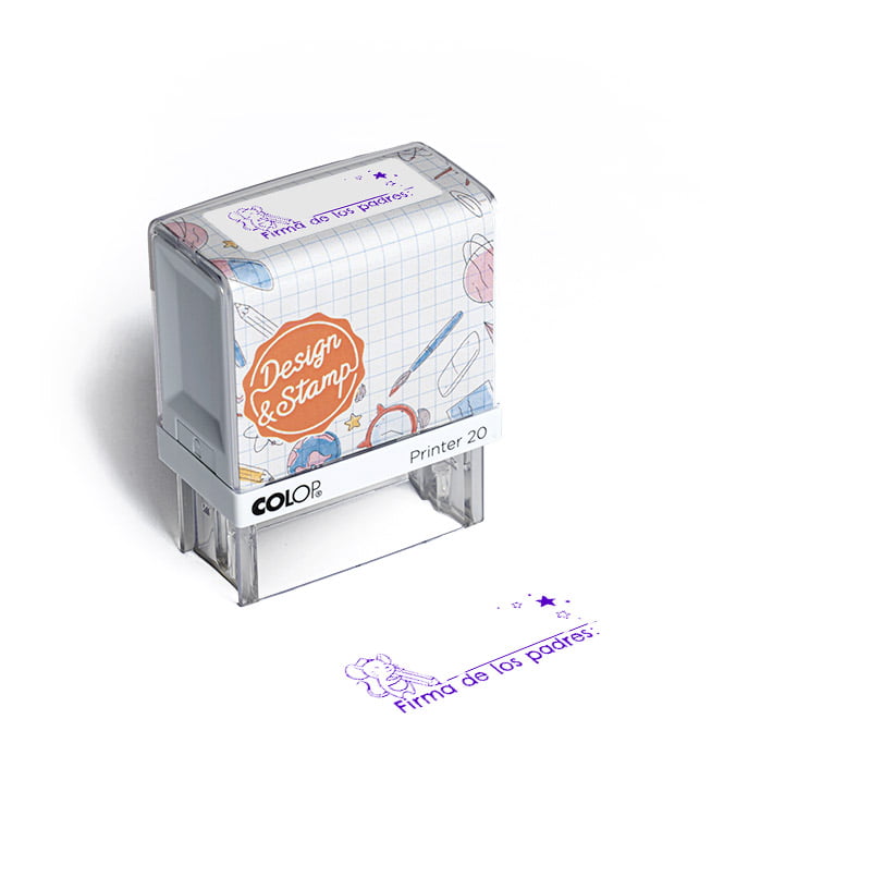 SELLO PROFESORES PRINTER 20 ES J FIRMA DE LOS PADRES DESIGN AND STAMP