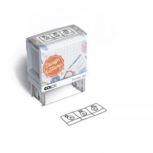 SELLO PROFESORES PRINTER 20 ES L 3 CARITAS CORONA DESIGN AND STAMP