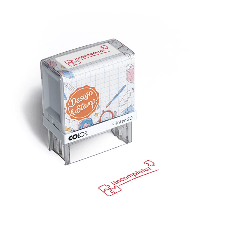 SELLO PROFESORES PRINTER 20 ES X INCOMPLETO DESIGN AND STAMP SELLO PROFESORES PRINTER 20 ES X INCOMPLETO DESIGN AND STAMP