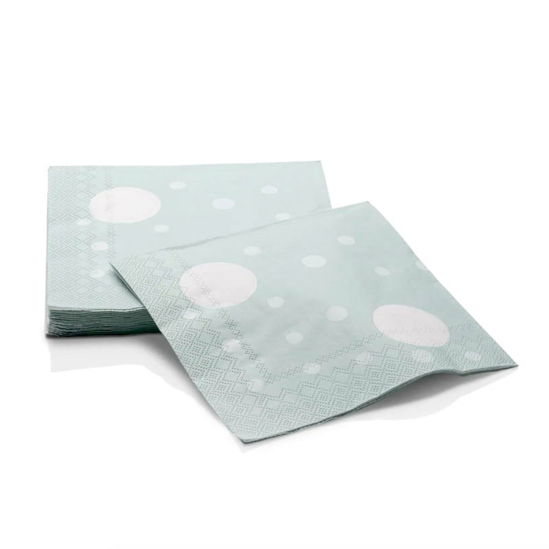 SERVILLETAS NI312M 2 MENTA DESIGN AND STAMP