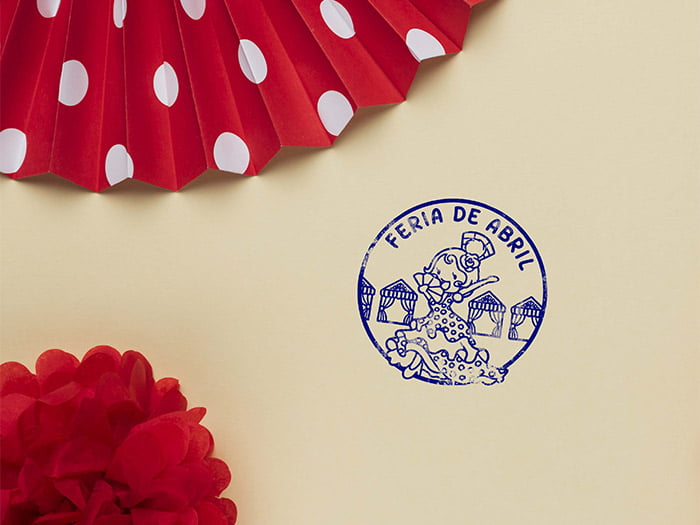 SELLO FIESTAS DESIGN AND STAMP