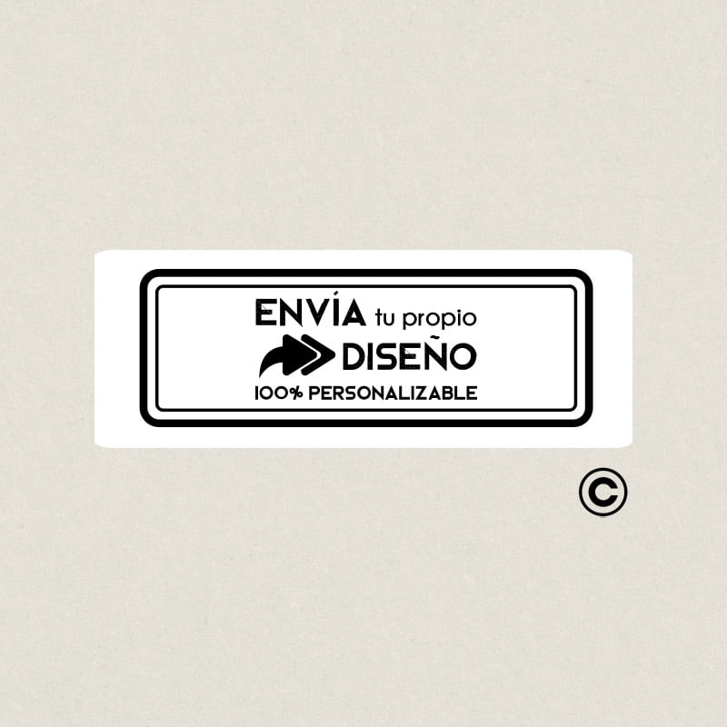SELLO PARA ROPA RECTANGULAR 38X14MM 13 PERSONALIZADO DESIGN AND STAMP SELLO PARA ROPA RECTANGULAR 38X14MM 13 PERSONALIZADO DESIGN AND STAMP